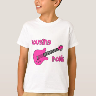 Cousins Rock! with Pink Guitar T-Shirt