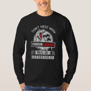 CousinSaurus Funny Dinosaur Cousin Family Gift T-Shirt