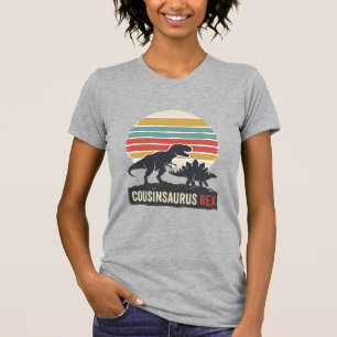 Cousinsaurus Rex Funny Dinosaur Vintage Shirt Desi