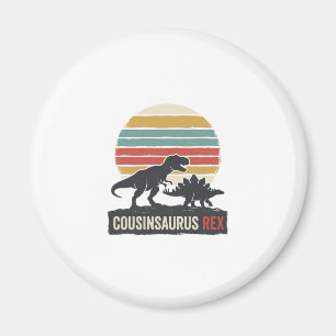 Cousinsaurus Rex Funny Dinosaur Vintage Shirt Desi Magnet
