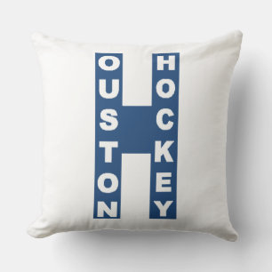 Coussin blanc grand modèle HOUSTON HOCKEY Cushion
