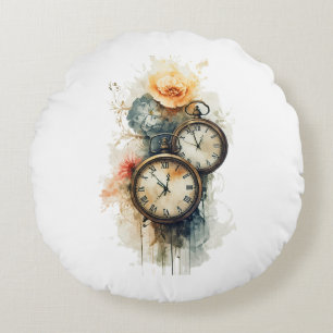 coussin horloges round cushion