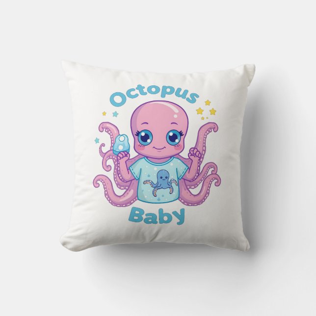 Coussin Octopus Baby  Cushion (Front)