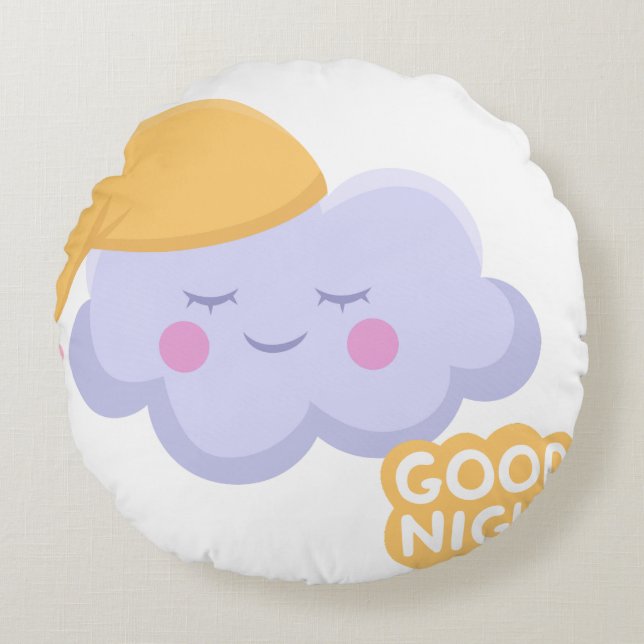 Coussin rond zzz round cushion (Front)