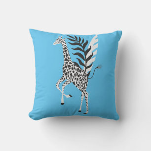 Coussin Wildlife Friendship - Giraffe Blue sky Cushion