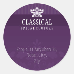 COUTURE ADDRESS LABEL :: classy flourish 12