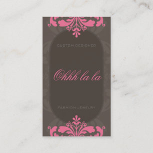 COUTURE BUSINESS CARD :: couture flourish 1BP