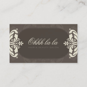 COUTURE BUSINESS CARD :: couture flourish 3L