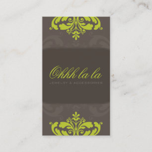 COUTURE BUSINESS CARD :: couture flourish 4AP