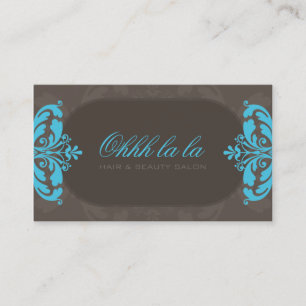 COUTURE BUSINESS CARD :: couture flourish 5L