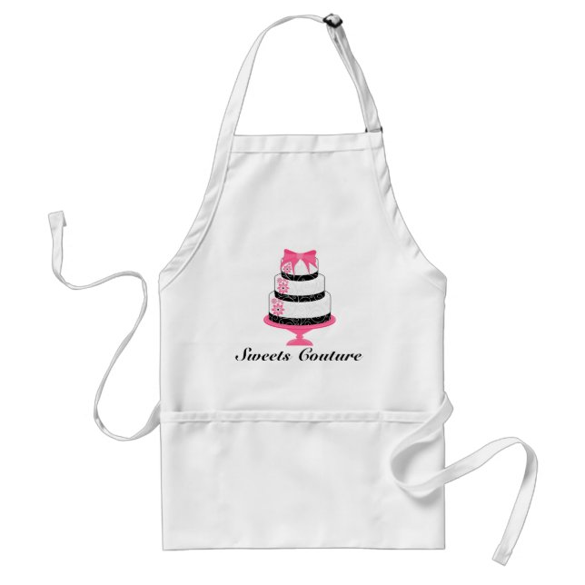 Couture Cakes Bakery Business Apron (Front)