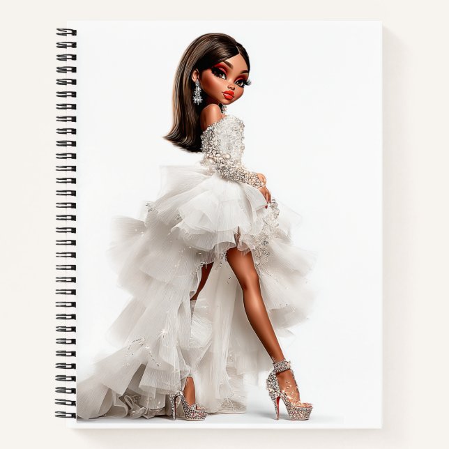 Couture Cloud Spiral Notebook (Front)