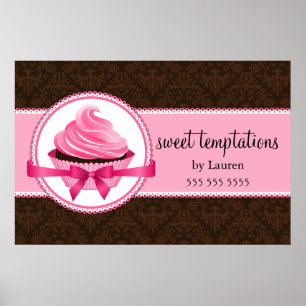 Couture Cupcake Bakery Poster