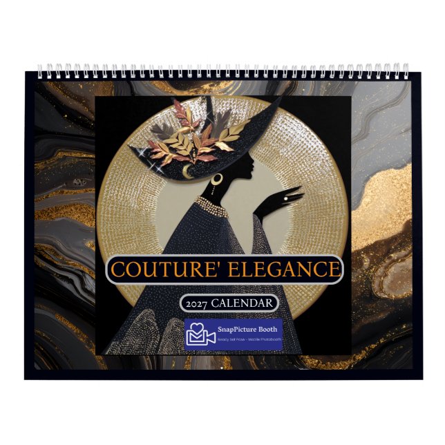 COUTURE' ELEGANCE CALENDAR (Cover)