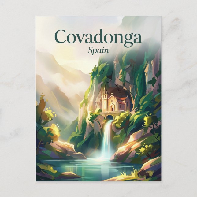 Covadonga Spain Postcard (Front)
