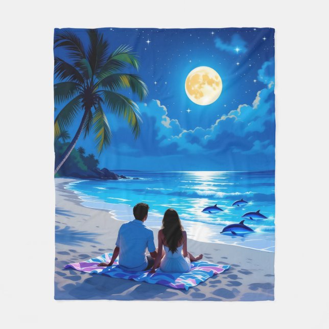Cove of Romance no 1 Fleece Blanket (Front)