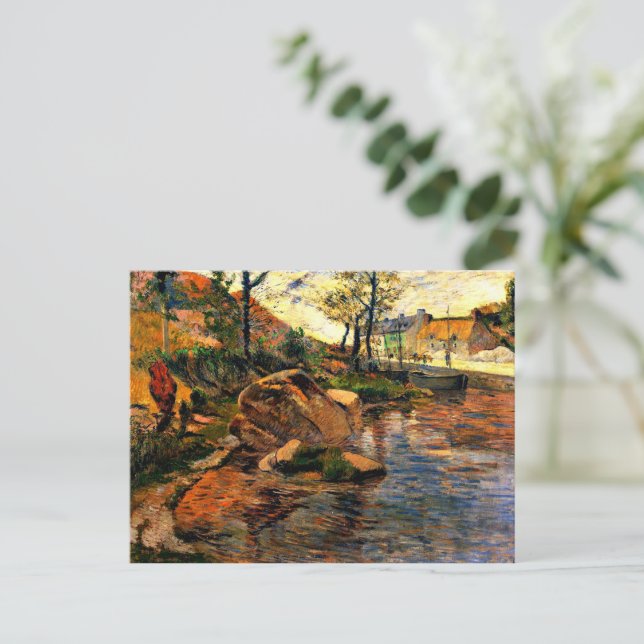 Cove Opposite Pont-Aven Harbour, Postcard (Standing Front)