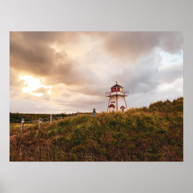 Covehead Harbour Lighthouse, Prince Edward Island Poster (Front)