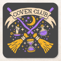 Coven Club Halloween Witch Night Sky