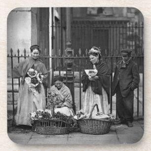 Covent Garden Flower Women, from 'Street Life in L Coaster