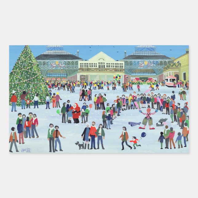 Covent Garden London Rectangular Sticker (Front)
