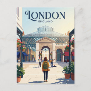 Covent Garden Piazza United Kingdom Postcard