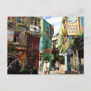 Covent Garden Rainbow Houses Postcard