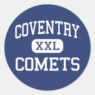 Coventry - Comets - High School - Akron Ohio Classic Round Sticker