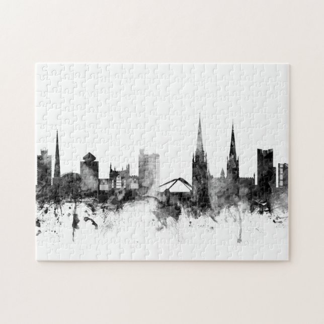 Coventry England Skyline Jigsaw Puzzle (Horizontal)