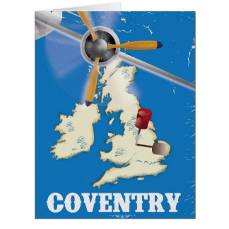 Coventry vintage travel poster