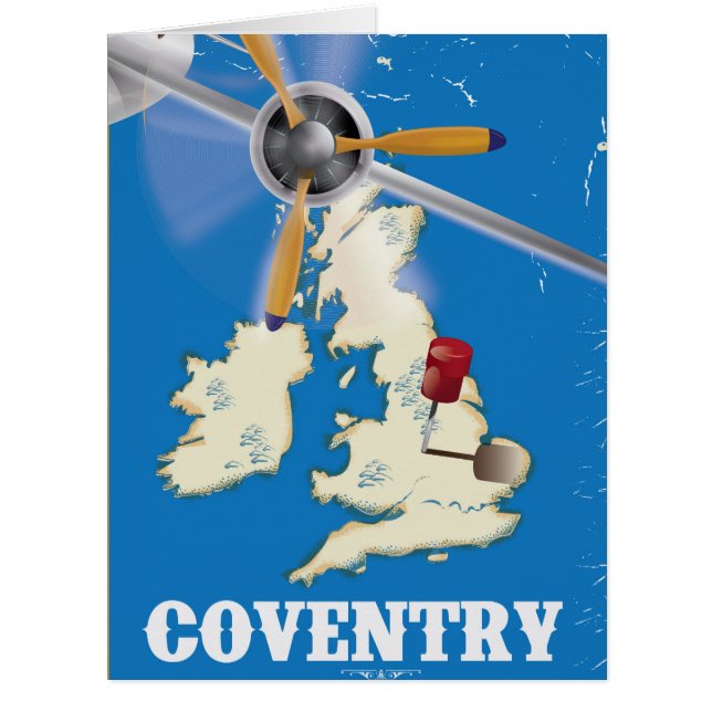 Coventry vintage travel poster (Front)