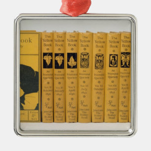 Cover and spine designs for 'The Yellow Book', Vol Metal Tree Decoration