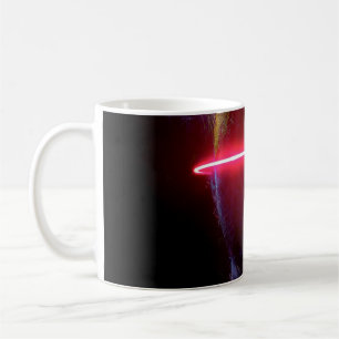 Cover black kaleidoscope abstract coffee mug