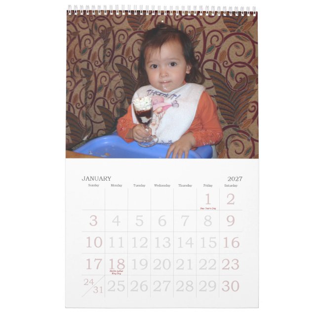cover, family calendar (Jan 2027)