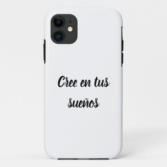 Cover for Iphone cree en tus sueños (Back)