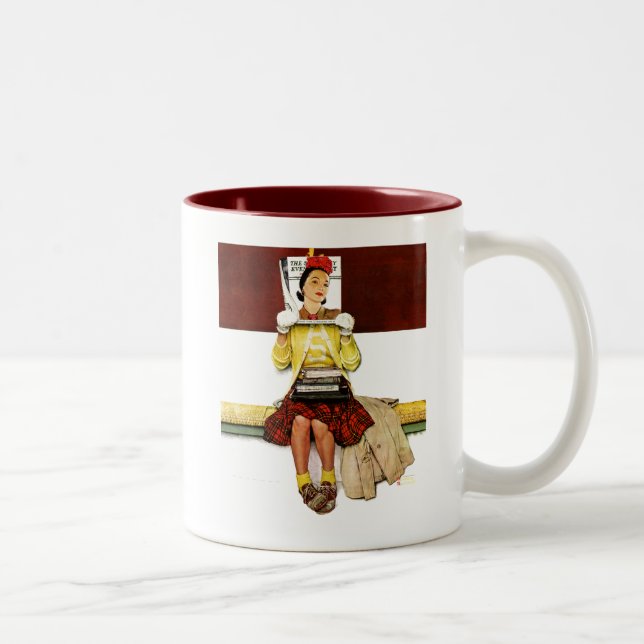 Cover Girl Two-Tone Coffee Mug (Right)