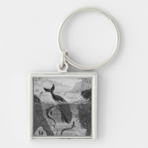 Cover Illustration '20,000 Leagues Under the Sea' Key Ring
