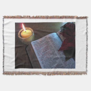 Cover Me by the Word Throw Blanket