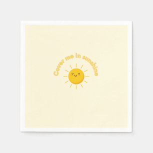 cover me sunshine, cute napkin