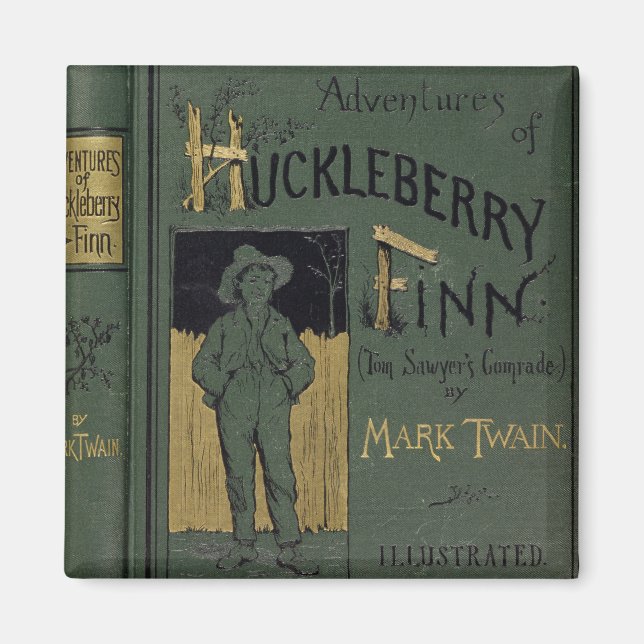 Cover of 'Adventures of Huckleberry Finn' by Mark Magnet (Front)