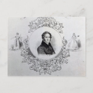 Cover of Sheet Music for a Quadrille Postcard