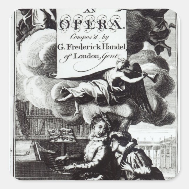 Cover of Sheet Music for Julius Caesar Square Sticker (Front)