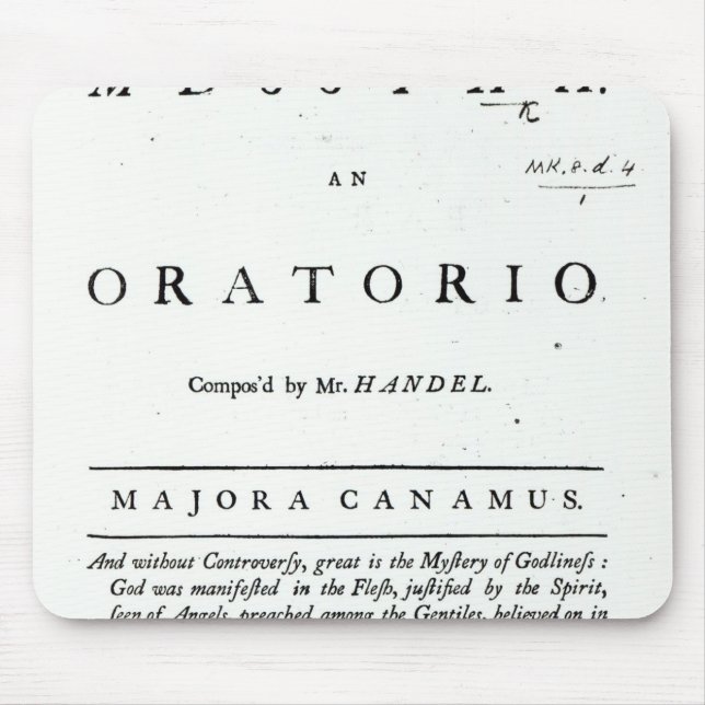 Cover of Sheet Music Mouse Pad (Front)