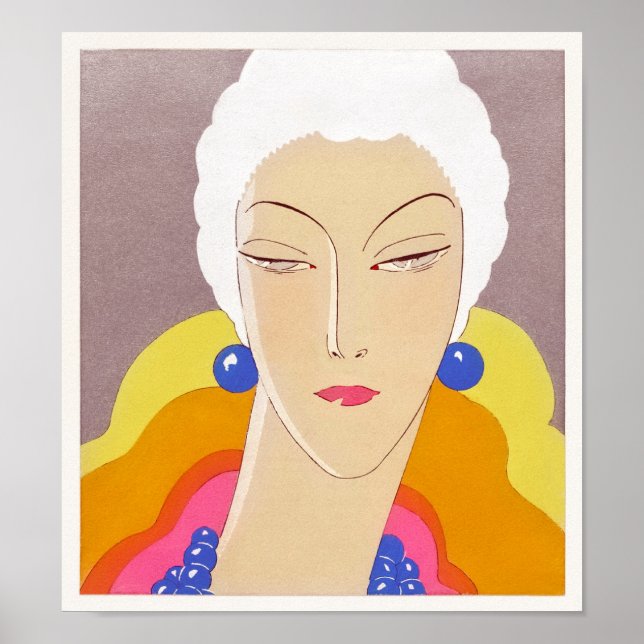 Cover of the fashion magazine Art-Goût-Beauté Poster (Front)