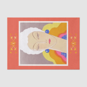 Cover of the fashion magazine Art-Goût-Beauté Tissue Paper