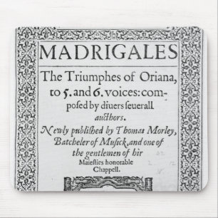 Cover to the Tenor part Mouse Pad