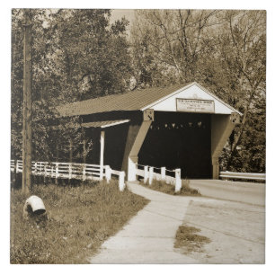 Covered Bridge Ceramic Tile
