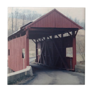 Covered Bridge Ceramic Tile
