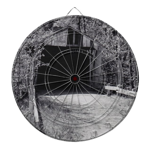 Covered Bridge Dartboard (Front)