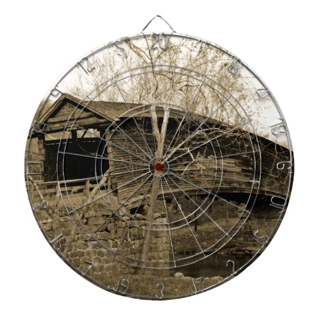 Covered Bridge Dartboard (Front)